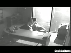 Office lovers caught on spycam