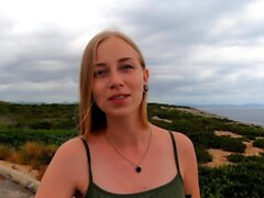 petite german amateur teen outdoor anal creampie