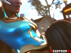 3D game heroes enjoy hard sex session compilation