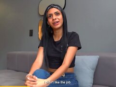 Petite Latina Ghetto THOT Job Interview Fuck