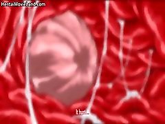 Horny redhead anime teen creampied after part6